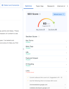 Scalenut SEO optimization