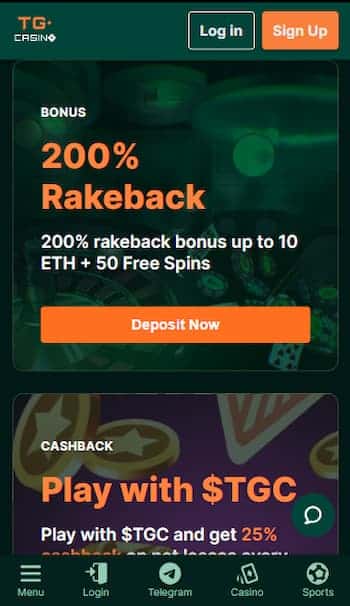 Bovada Alternative TG.Casino