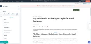 HubSpot Ai Content Writer Testing 1