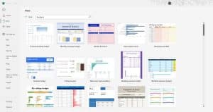Using Excel spreadsheet templates