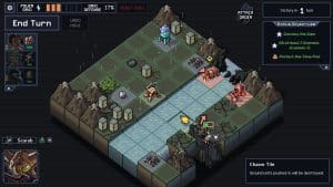 Bots and aliens have unique abilities that let them leverage terrain and obstacles