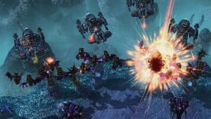Pick from three asymmetric factions for ground and air combat