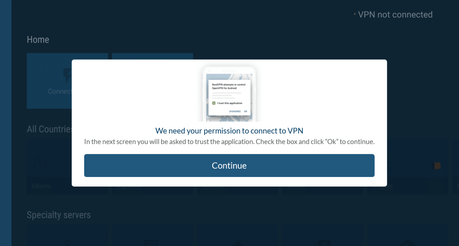 <strong>Accept the terms and conditions</strong>