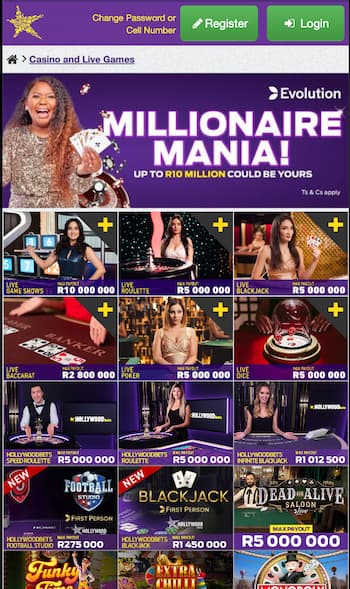 HollywoodBets Mobile Casino in South Africa - Techopedia