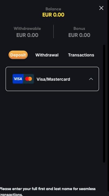 Make a Deposit