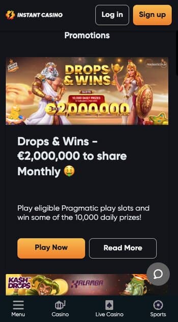 Enter a Bonus Code