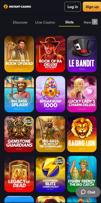 Instant Casino Pokies