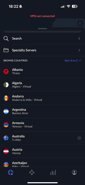 <strong>Connect to a server</strong>
