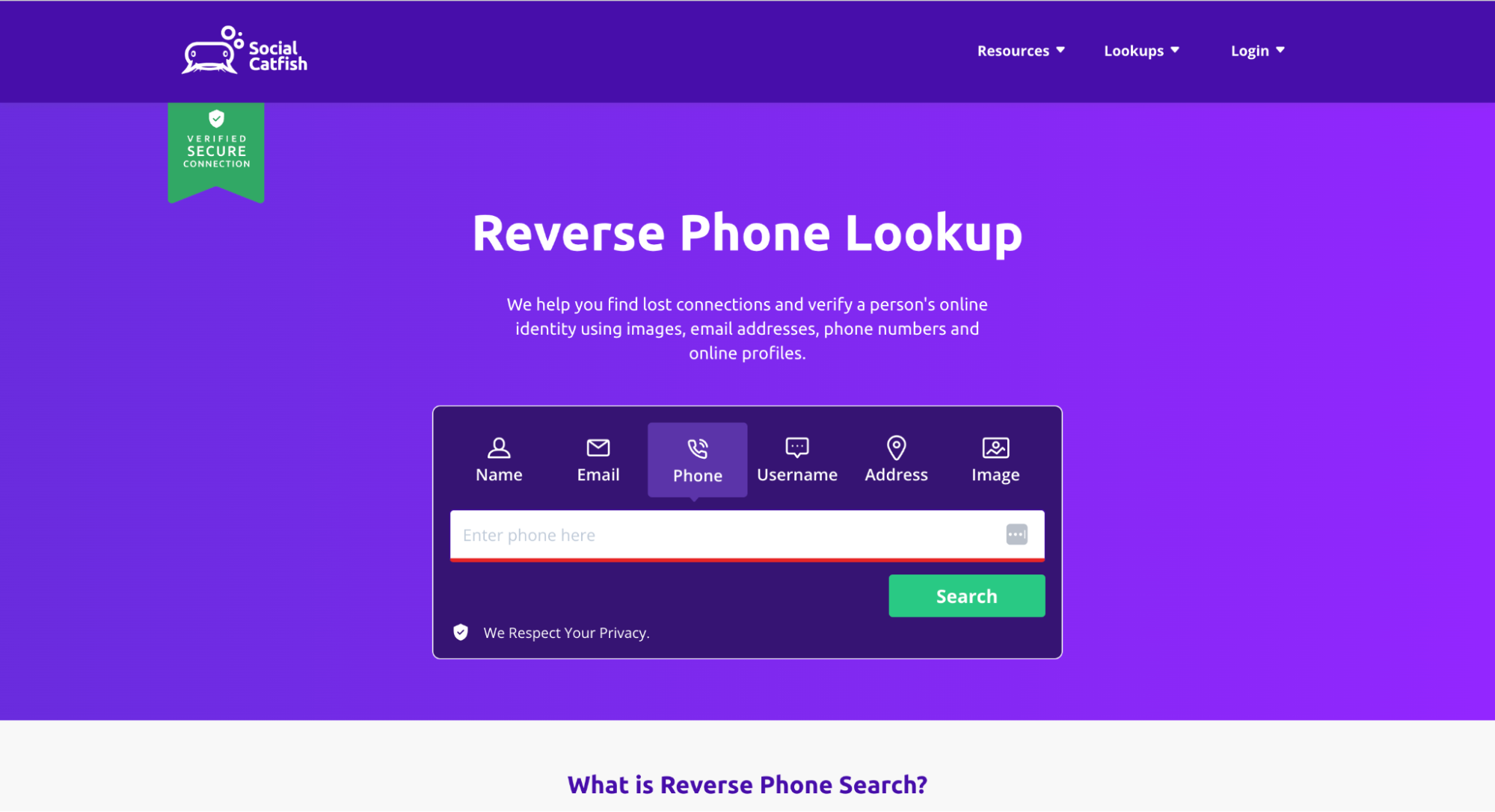 <strong>Step 1: Start a Reverse Phone Lookup</strong>