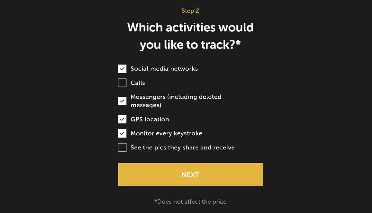 <strong>Select Monitoring Activities</strong>