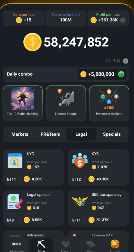 tap to earn app