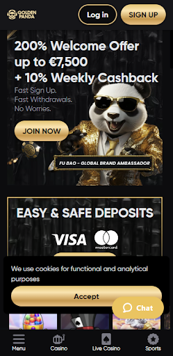 Golden Panda Online Roulette