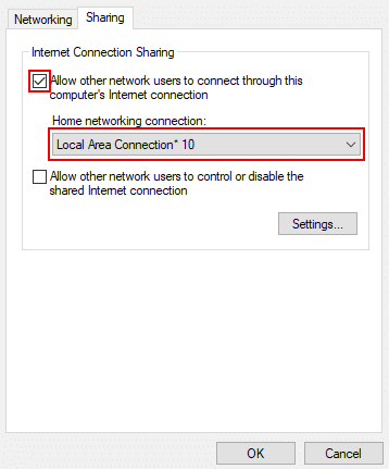 <strong>Configure the adapter settings</strong>