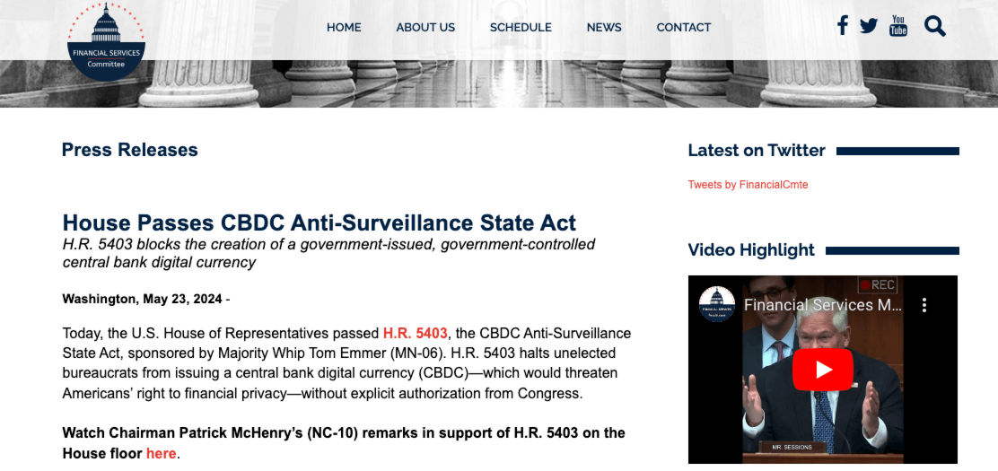 CBDC Anti-Surveillance State Act.