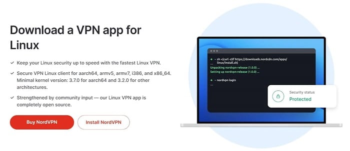 <strong>Install the NordVPN Linux Client</strong>