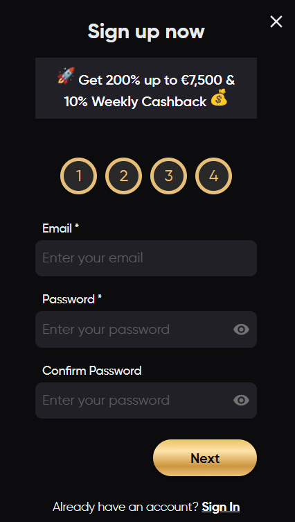 Fill in your Personal Details