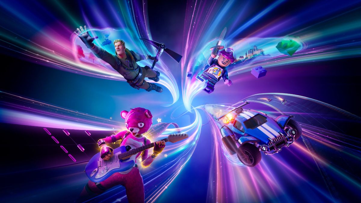 Additional Fortnite modes include LEGO Fortnite, Rocket Racing, and Fortnite Festival.