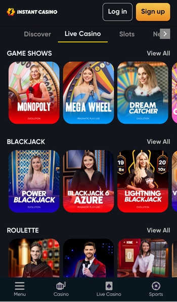 Instant Casino Binance Coin