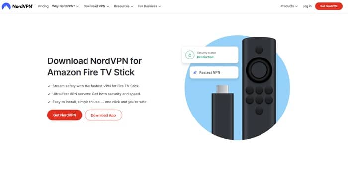 NordVPN download for Firestick