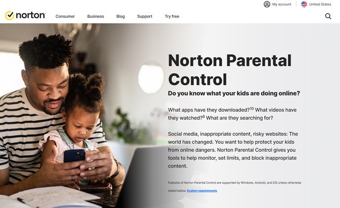 Norton Parental Control Sign Up