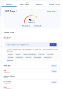 Scalenut seo score