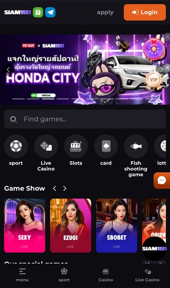 Siam191 Thailand online casino