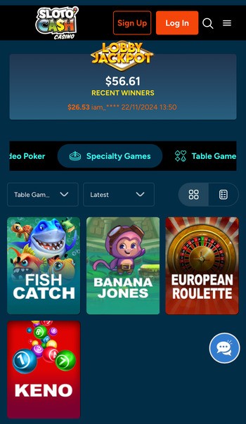 Sloto Cash Casino - Fish Gambling Games