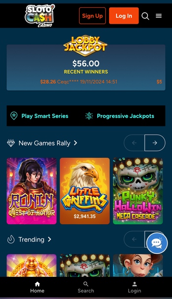 SlotoCash 10 dollar casino