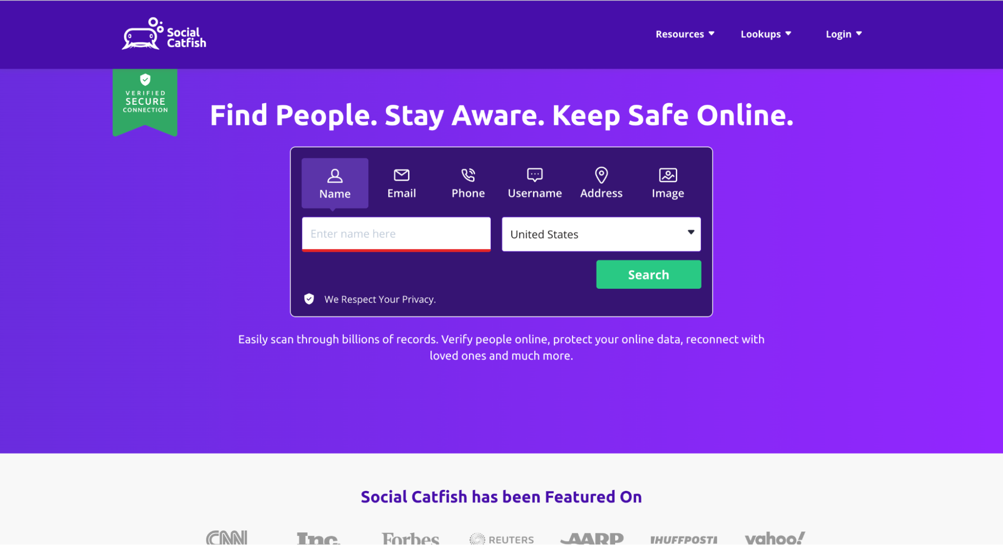 <strong>Step 1: Visit the Official Social Catfish Website</strong>