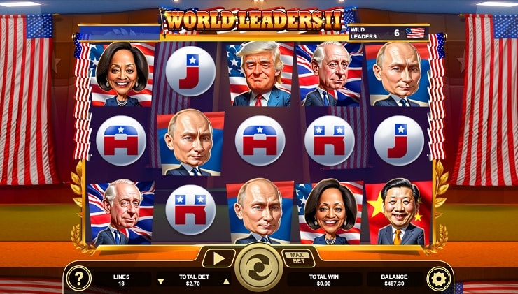 World Leaders II - Real Money Slots