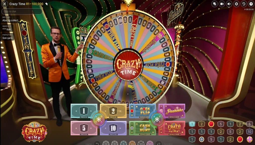Crazy Time live dealer game show - Techopedia