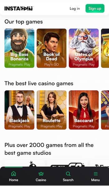 InstaSpins Casino - best payout casino in NZ - Techopedia