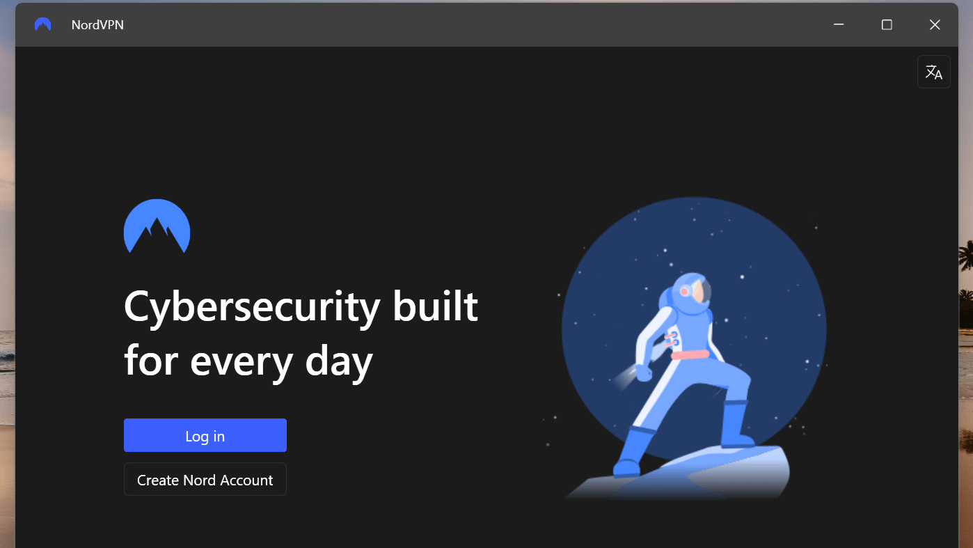 Log in to your account