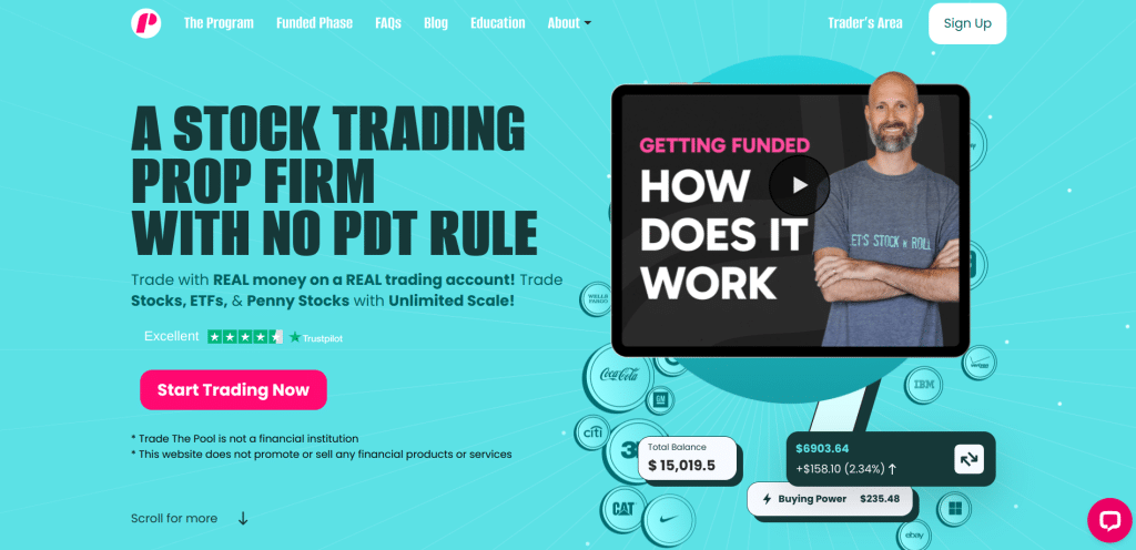tradethepool prop trading
