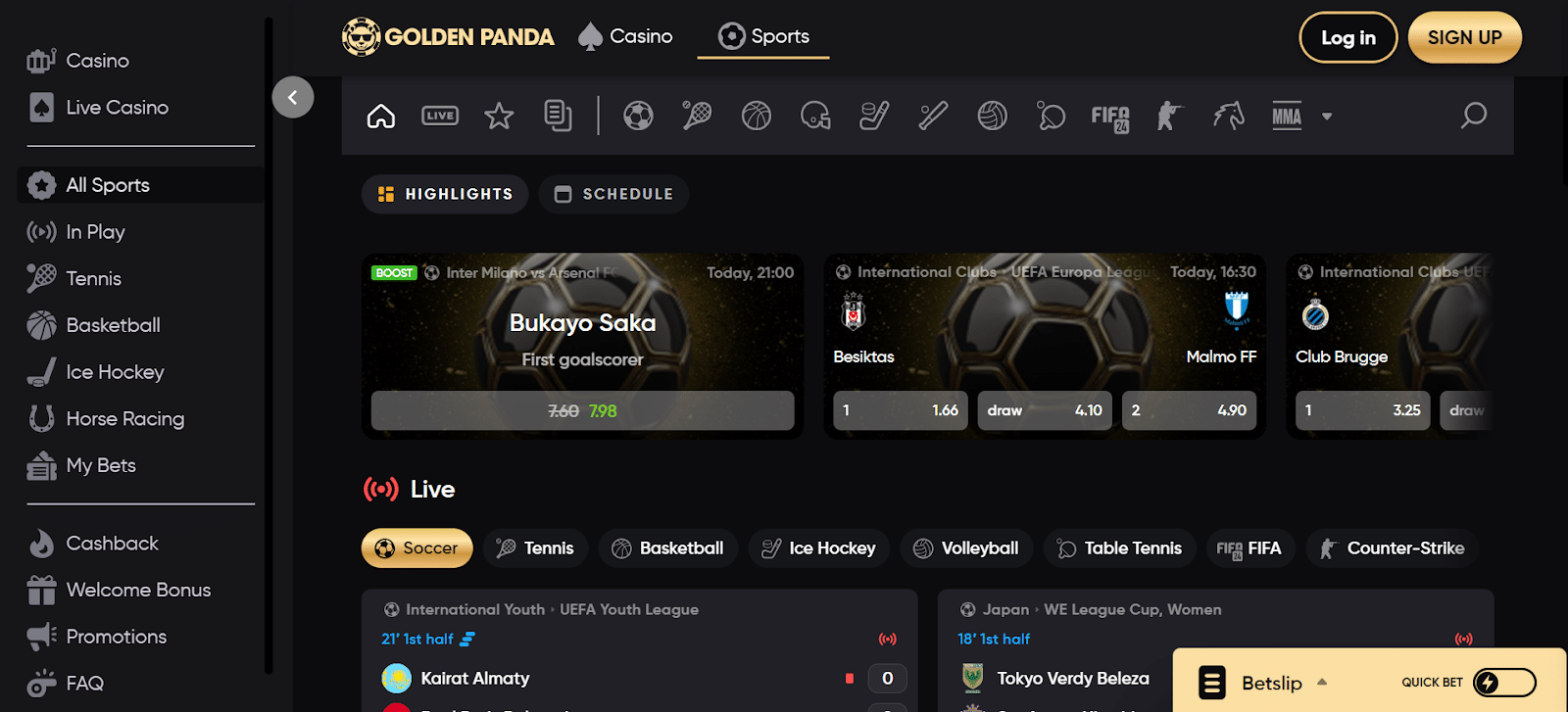 Golden Panda sports review