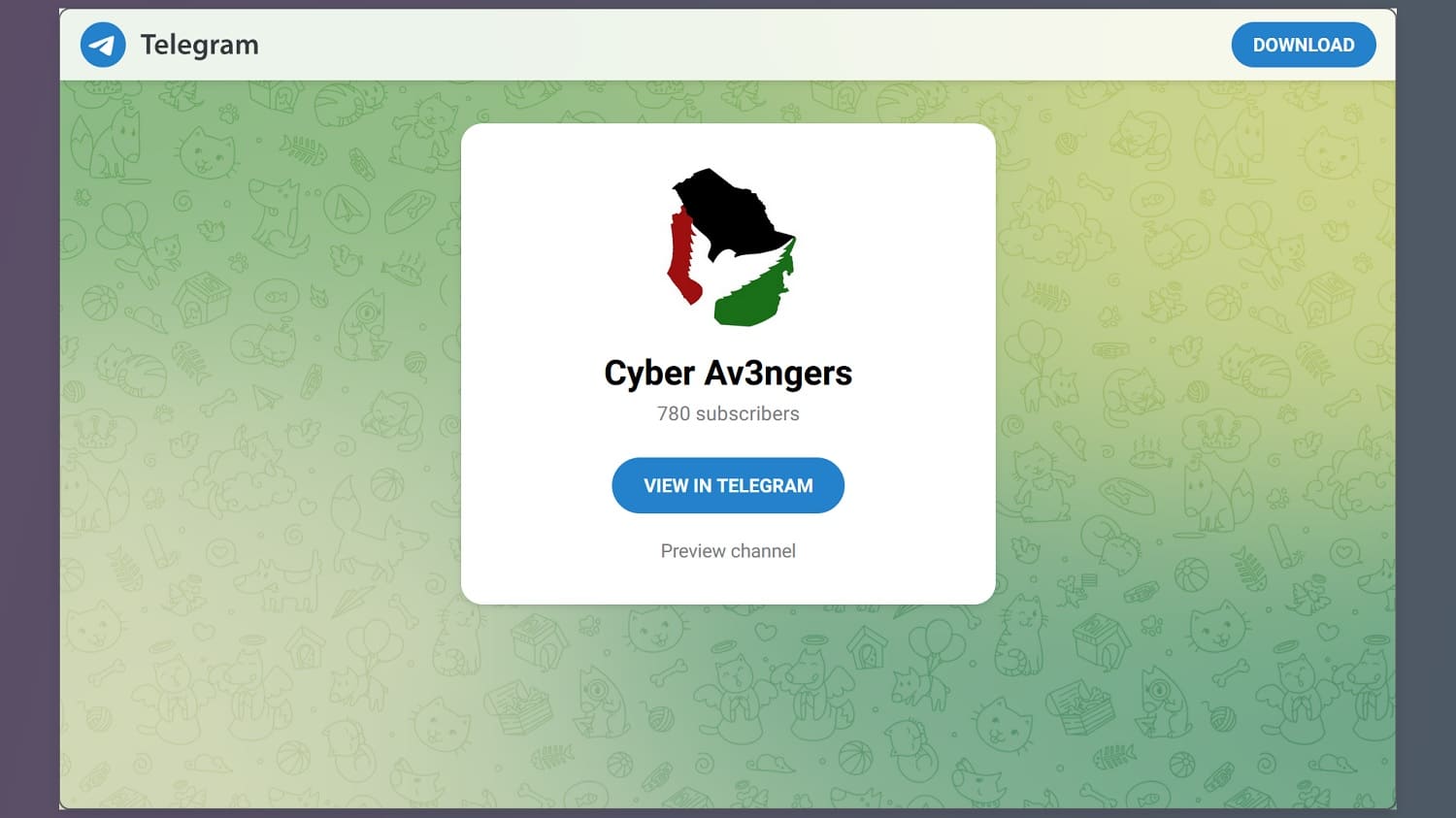 Cyber Av3ngers’ Telegram channel which the group used to claim they had 200 gas pumps in Israel