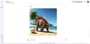 Prompt 3: “Add a beach ball to the image
