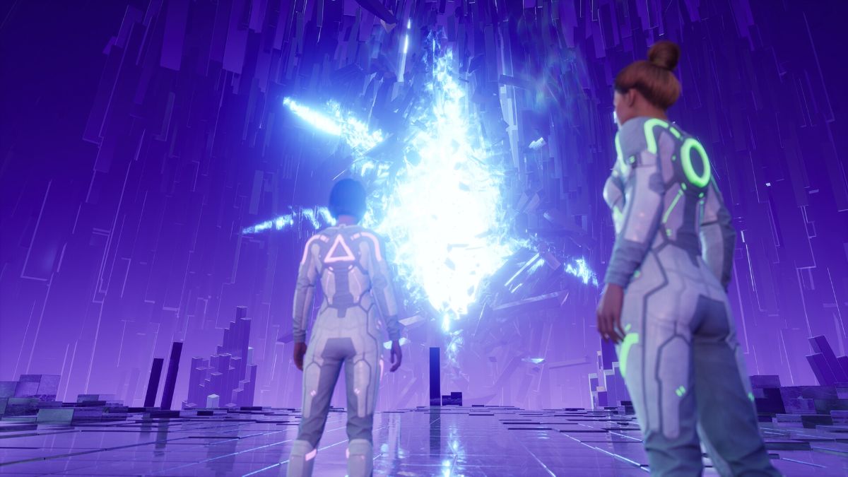 Split Fiction sees two authors fighting through worlds of their own making. 