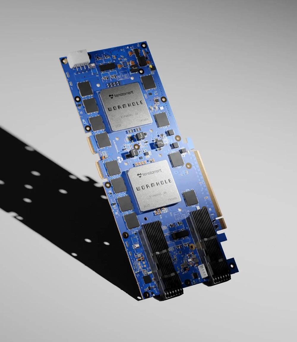 The Wormhole N150 scalable processor. 