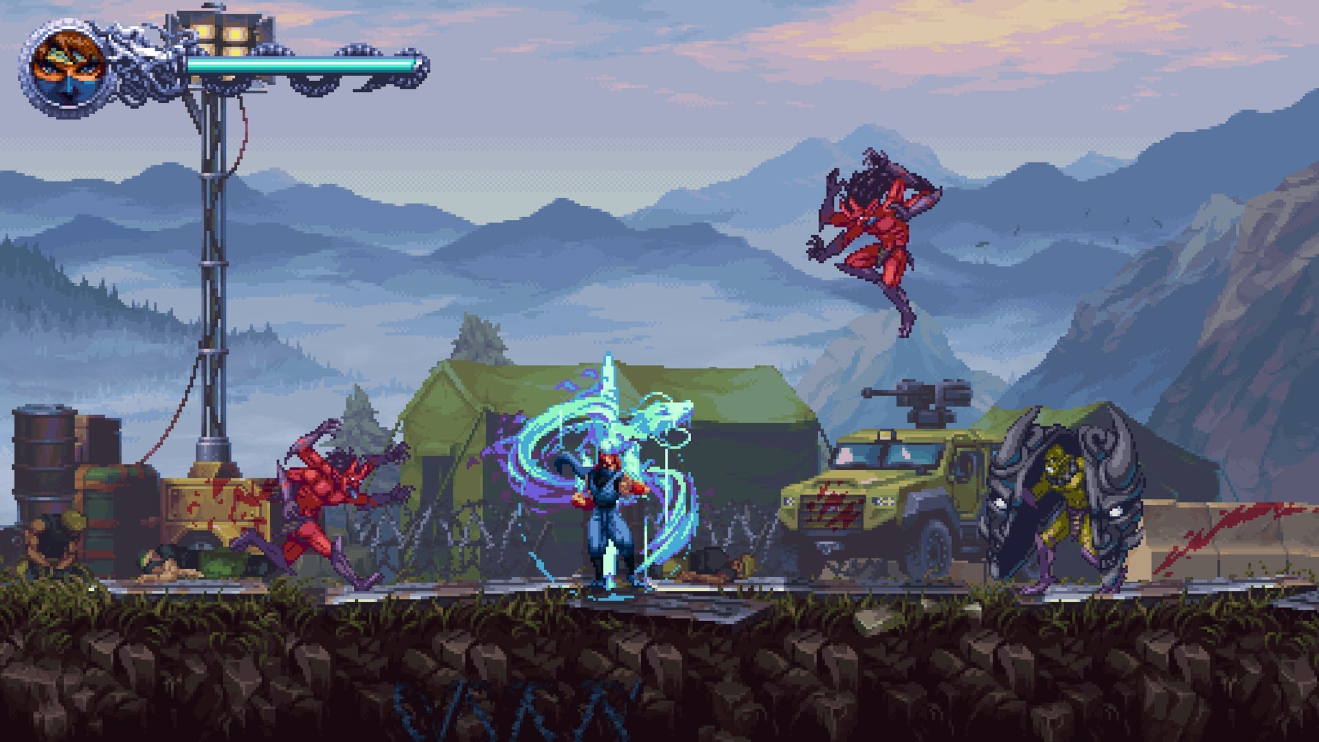 The game has non-linear levels with hidden paths and treasures to uncover. 