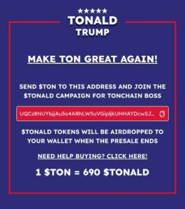 best ton presale - tonald token