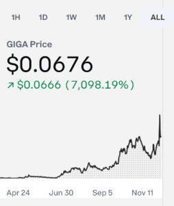 gigachad-new coinbase listings