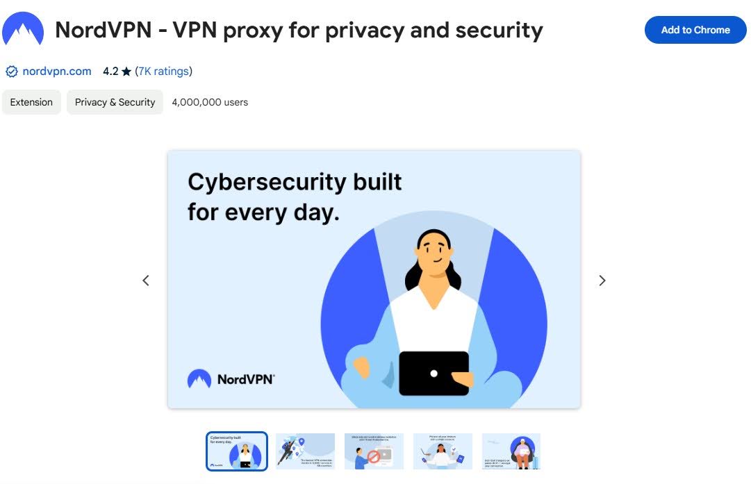 Add the NordVPN Extension to Your Browser