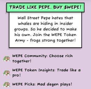 wall street pepe-best shitcoin to buy