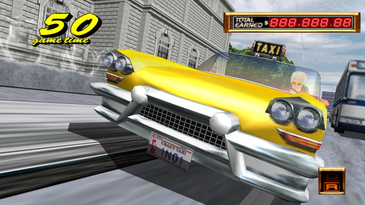 The Crazy Taxi soundtrack is one of its biggest features