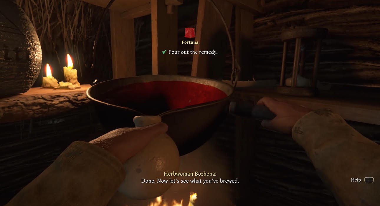 Forage items from your travels and discover new brews and potions to craft.