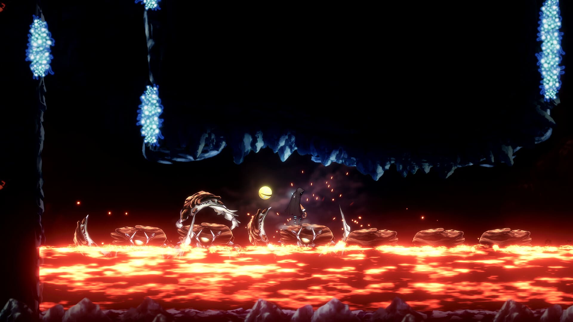 Instead of an arcade game, Shadow Labyrinth is a bonafide Metroidvania focusing on exploration and combat. 