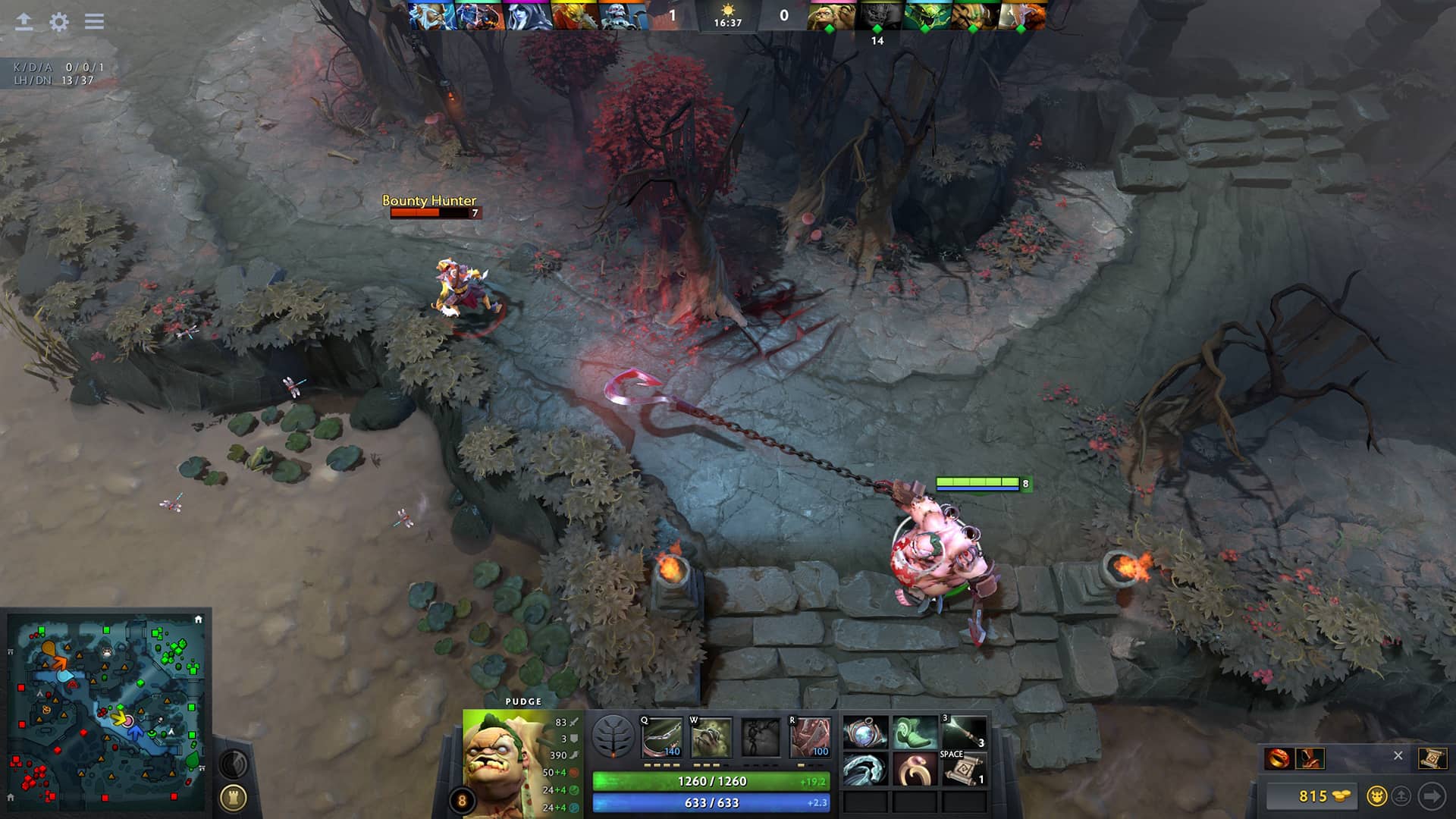 Intense player vs. player fights are the norm in Dota 2