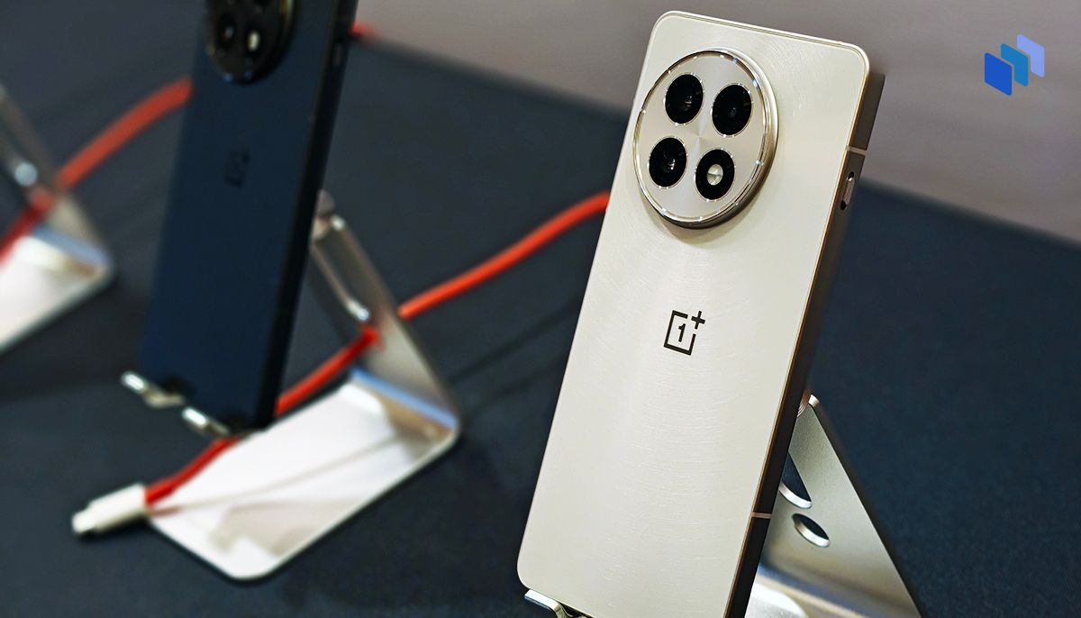 OnePlus 13R, as seen on the stands at CES 2025