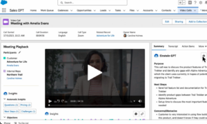 Salesforce Einstein CHatGPT Alternative test